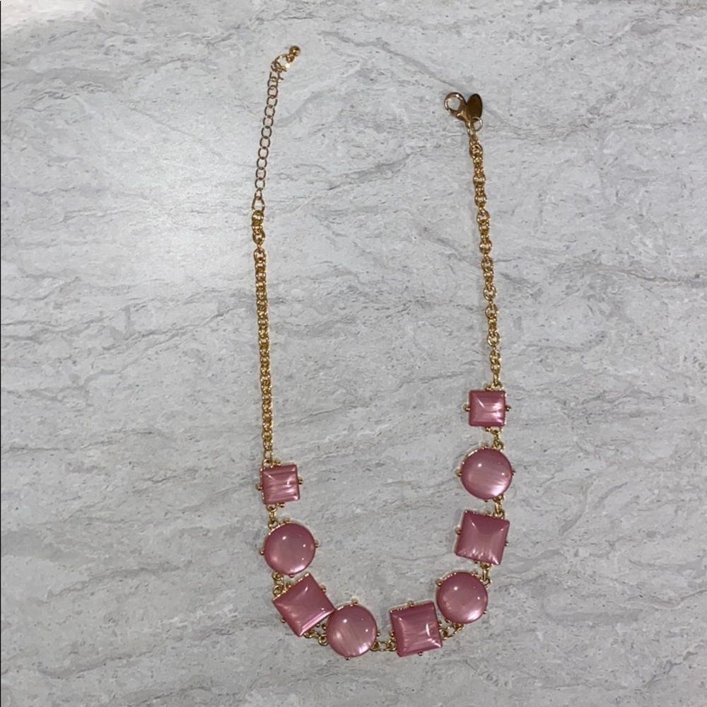 Pink and gold necklace!